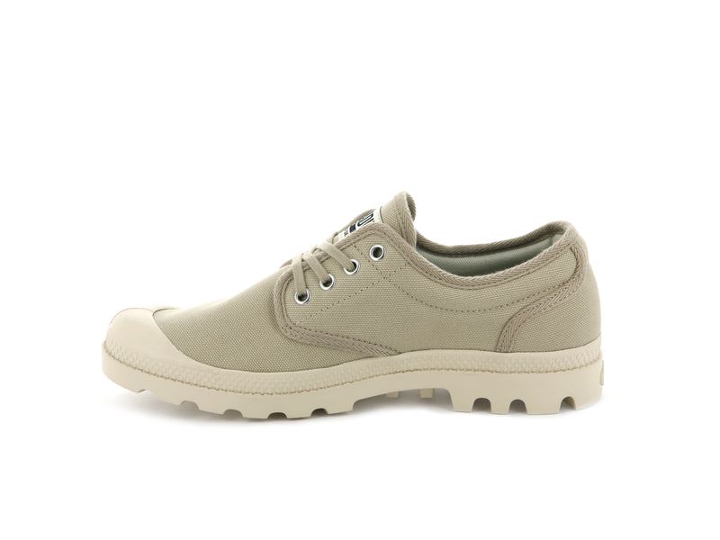 Palladium Pampa Oxford Originale Women's Low Tops Sahara/Ecru | 265970-RUG