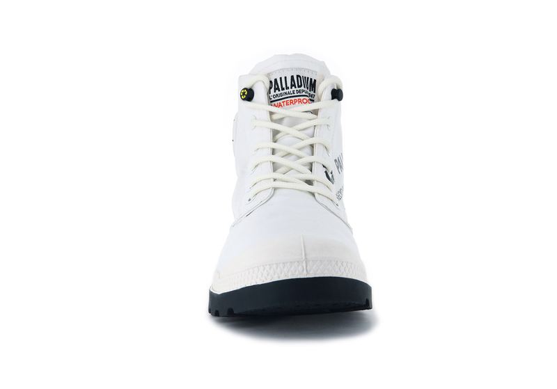 Palladium Pampa Recycle Waterproof+ 2 Women's High Tops Star White | 023549-DWQ