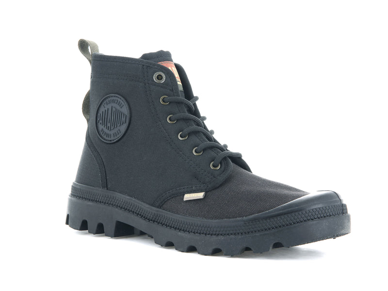 Palladium Pampa Shade 75th Men's Boots Black | 793804-KBD