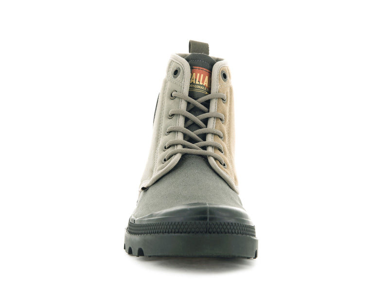 Palladium Pampa Shade 75th Women's High Tops Olive Night | 120863-OLS