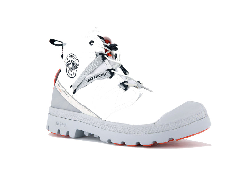 Palladium Pampa Travel Lite+ Waterproof Kids' Boots Star White | 018754-QGR