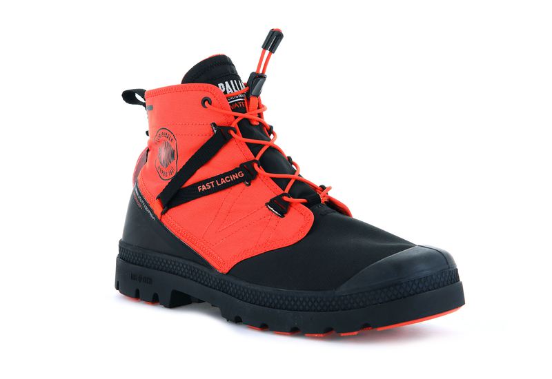 Palladium Pampa Travel Lite+ Waterproof Men's Boots Firecracker | 192806-HKT