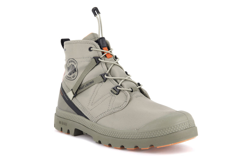 Palladium Pampa Travel Lite+ Waterproof Men's High Tops Dune | 210845-ODS