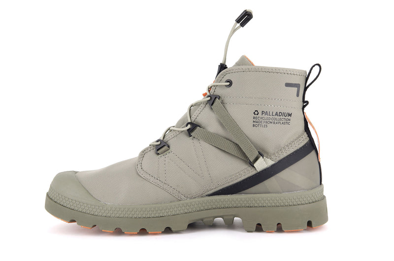 Palladium Pampa Travel Lite+ Waterproof Men's High Tops Dune | 210845-ODS