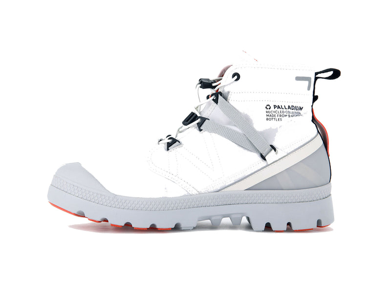 Palladium Pampa Travel Lite+ Waterproof Women's High Tops Star White | 540137-RVT