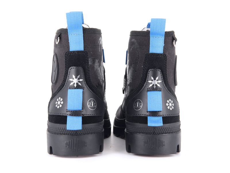 Palladium Pampa Witch Queen X Destiny Kids' Boots Black | 275041-BLC