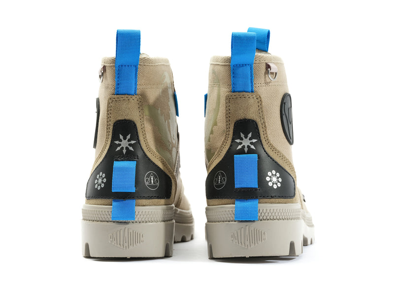 Palladium Pampa Witch Queen X Destiny Kids' Boots Dune | 568024-DBW