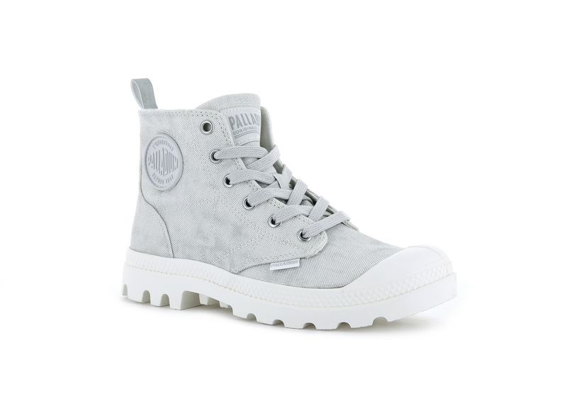 Palladium Pampa Zip Desertwash Women's Boots Whisper Green | 457201-JRB