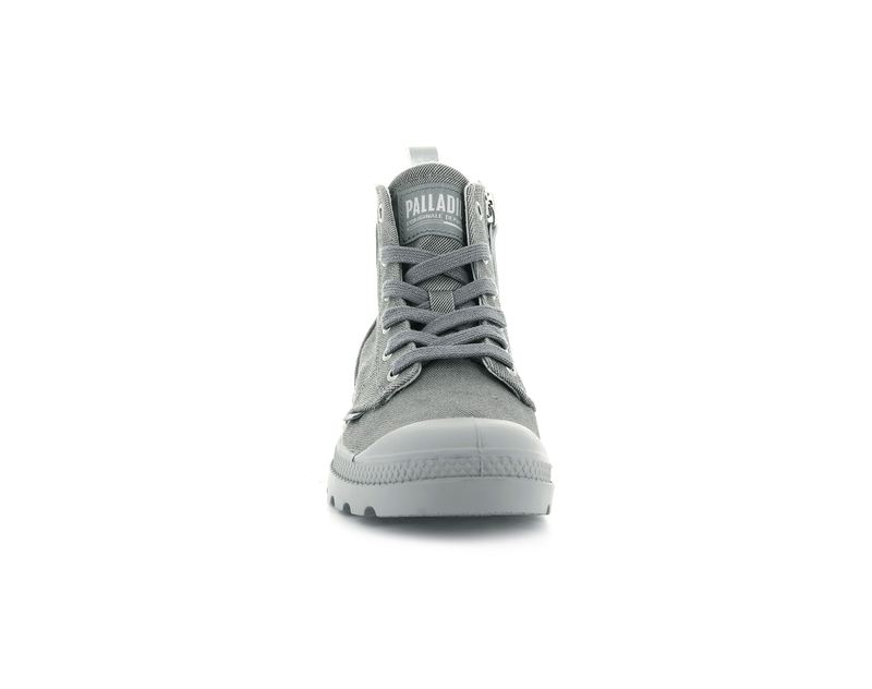 Palladium Pampa Zip Desertwash Women's High Tops Dark Grey | 542903-FEB