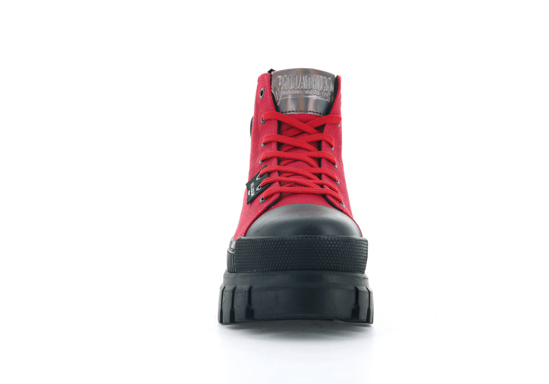 Palladium Revolt Hi Tx Women's Boots Red Salsa | 867239-LEJ