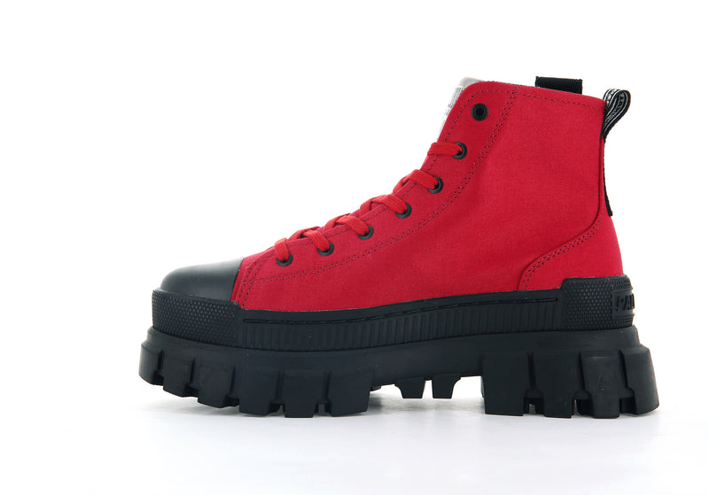 Palladium Revolt Hi Tx Women's Boots Red Salsa | 867239-LEJ