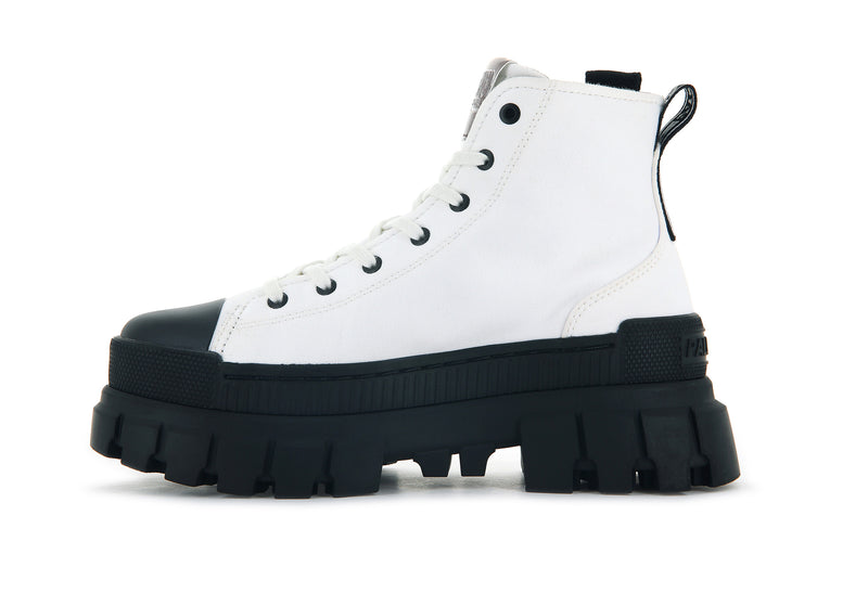 Palladium Revolt Hi Tx Women's Boots Star White | 024318-LZV