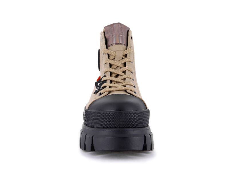 Palladium Revolt Hi Tx Women's High Tops Olive | 298476-LKX