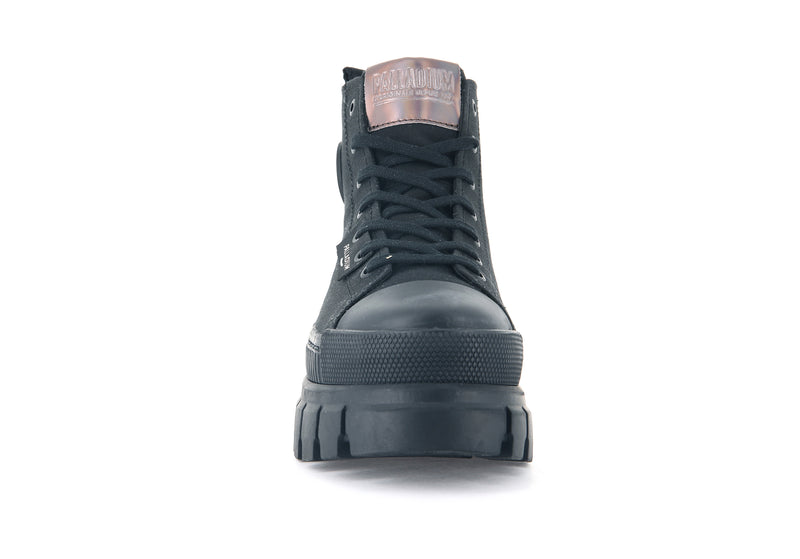 Palladium Revolt Hi Tx Women's High Tops Black/Black | 569423-LDT