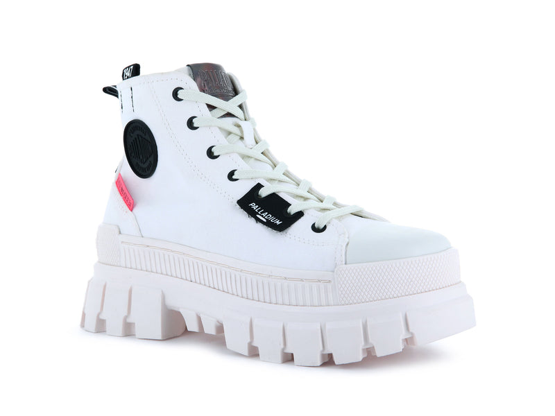 Palladium Revolt Hi Tx Women's High Tops Star White/Marshmallow | 809374-ZQO