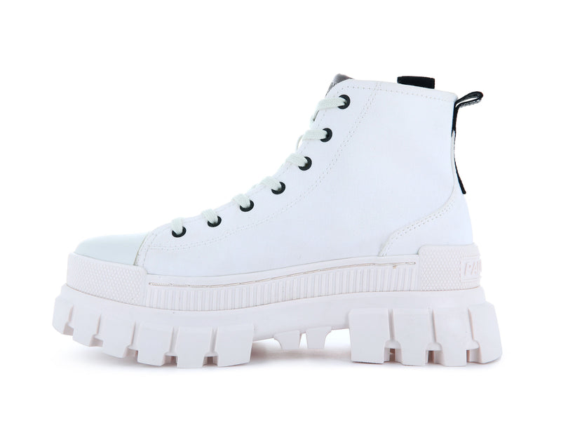 Palladium Revolt Hi Tx Women's High Tops Star White/Marshmallow | 809374-ZQO