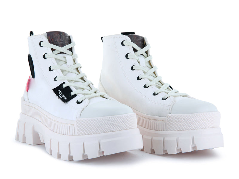 Palladium Revolt Hi Tx Women's High Tops Star White/Marshmallow | 809374-ZQO