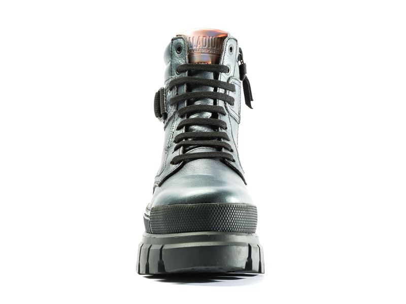 Palladium Revolt Sport Ranger Women's High Tops Dark Silver | 652743-TEV