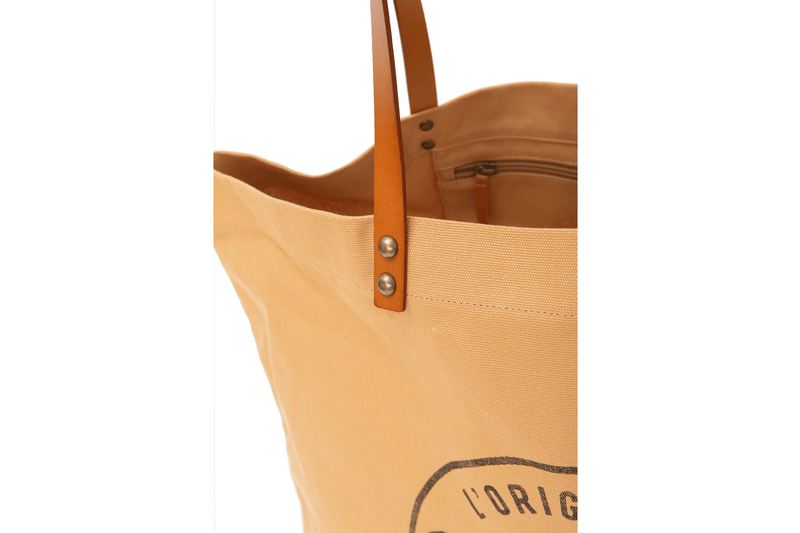 Palladium Round Logo Tote Women's Bags Camel | 402891-PTV