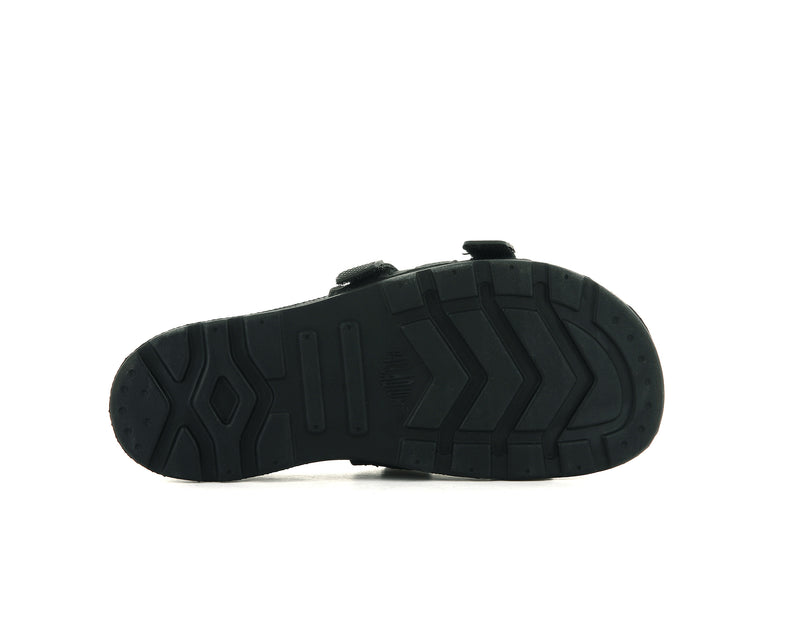 Palladium Solea Kids' Slides Black/Black | 973540-KGV