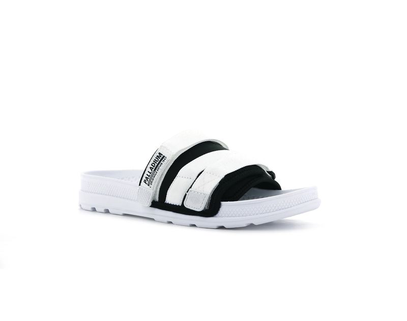 Palladium Solea Kids' Slides White/Black | 975380-IVT