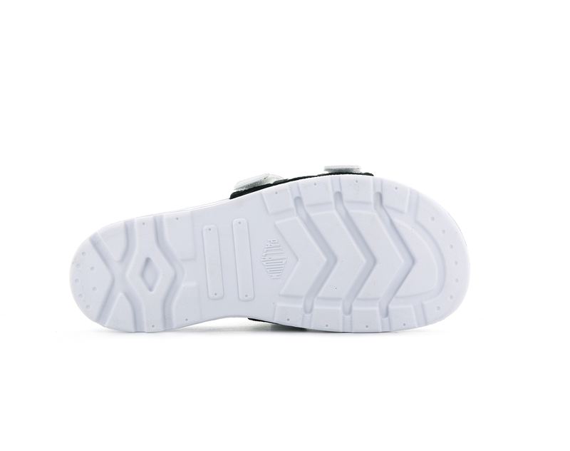 Palladium Solea Kids' Slides White/Black | 975380-IVT