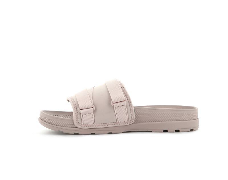 Palladium Solea Women's Slides Rose Smoke | 270869-KGV