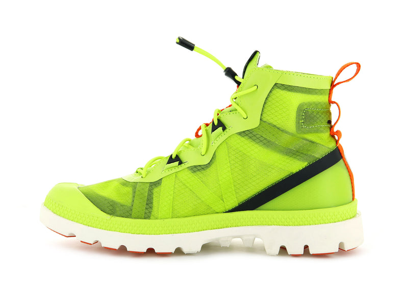 Palladium Travel Lite+ Adventure Men's High Tops Wild Lime | 284901-ZGA