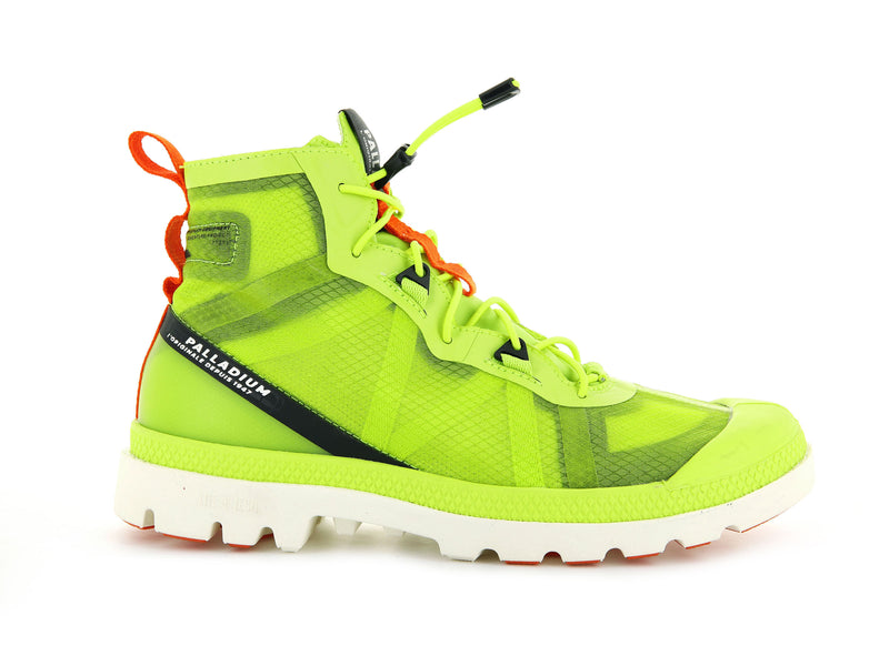 Palladium Travel Lite+ Adventure Men\'s High Tops Wild Lime | 284901-ZGA