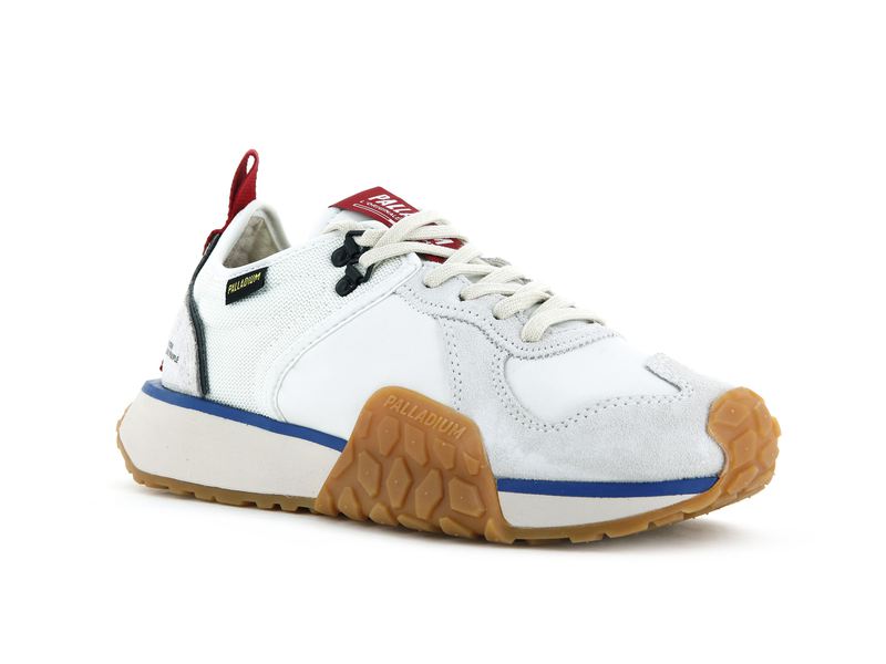 Palladium Troop Runner Kids' Low Tops Star White | 807491-UQO