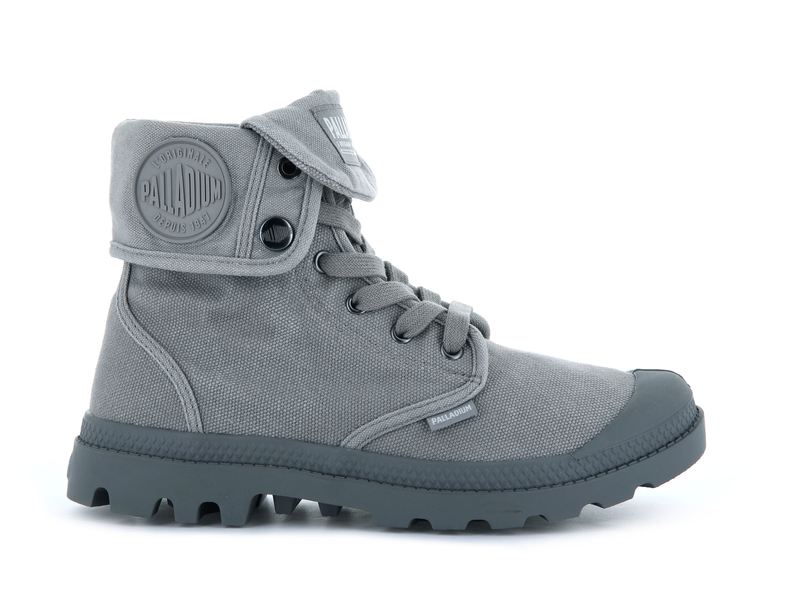 Palladium Baggy Men's Boots Titanium/High Rise | 195862-WXN