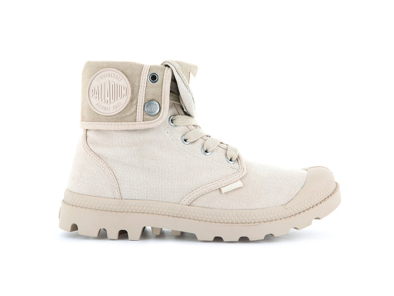 Palladium Baggy Men's High Tops Sahara/Safari | 915370-OFN