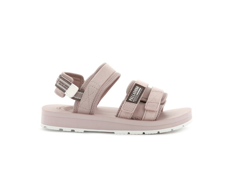 Palladium Outdoorsy Kids' Sandals Rose Smoke/Marshmallow | 297314-LXS