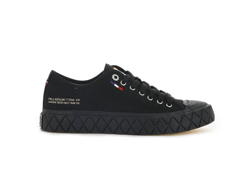 Palladium Palla Ace Canvas Men's Low Tops Black/Black | 371209-GCB