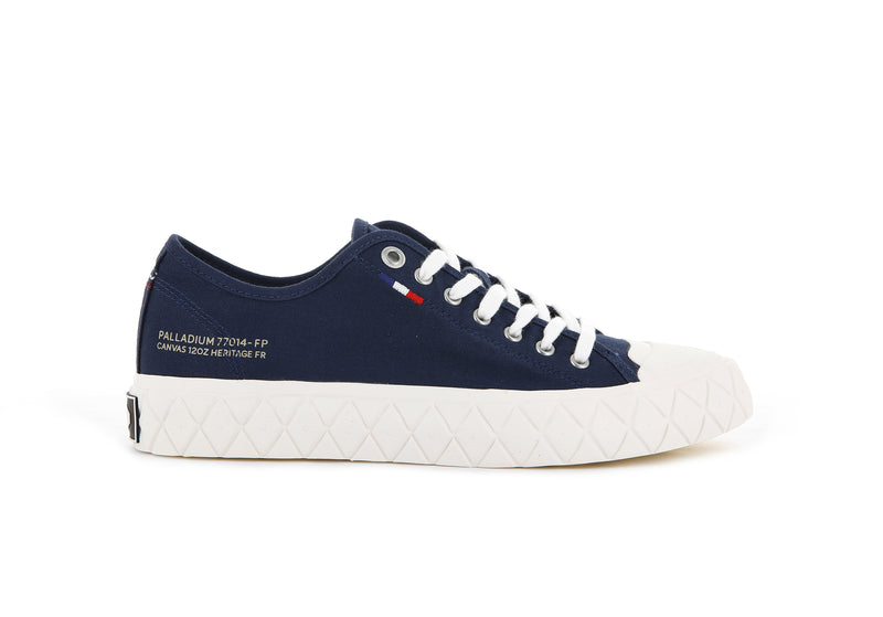 Palladium Palla Ace Canvas Men's Low Tops Mood Indigo | 703412-ULJ