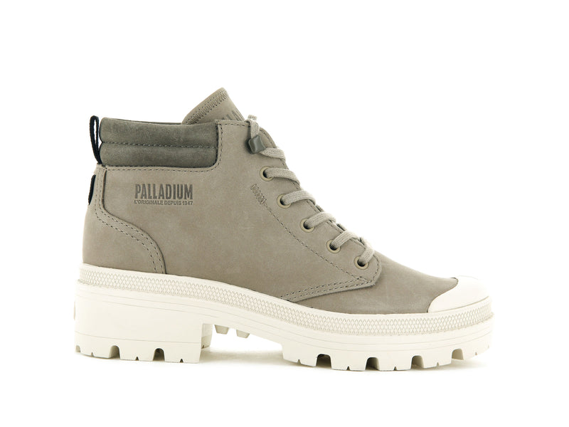 Palladium Pallabase Lo Cuff Women's Boots Miss Dune | 867921-SVJ