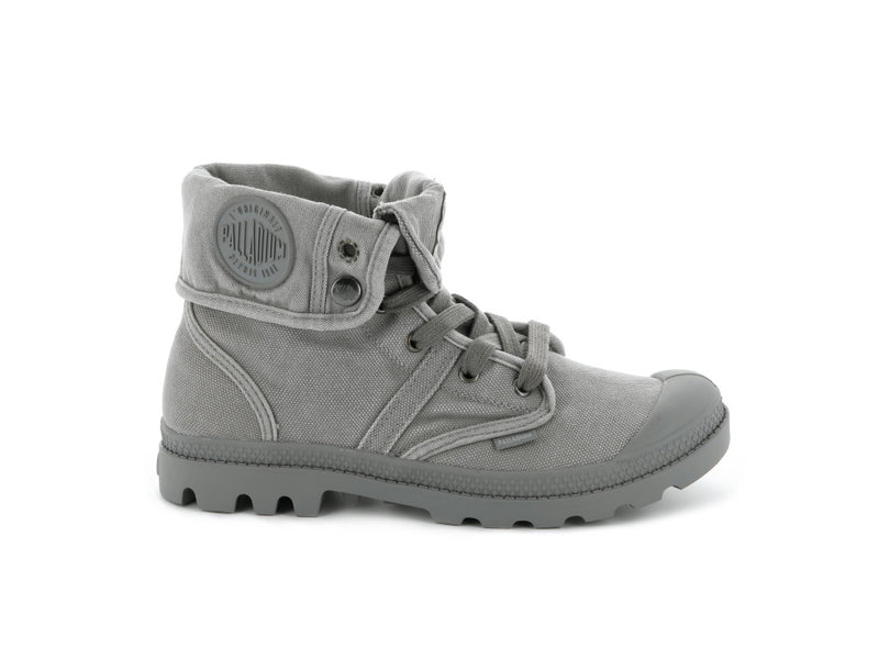 Palladium Pallabrousse Baggy Women's Boots Titanium/Hi-Rise | 546128-EFG