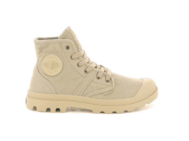 Palladium Pallabrousse Men's Boots Dk Khaki/Putty | 207486-QIZ