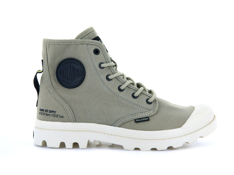 Palladium Pampa Hi Htg Supply Men's High Tops Dune | 903641-WQR