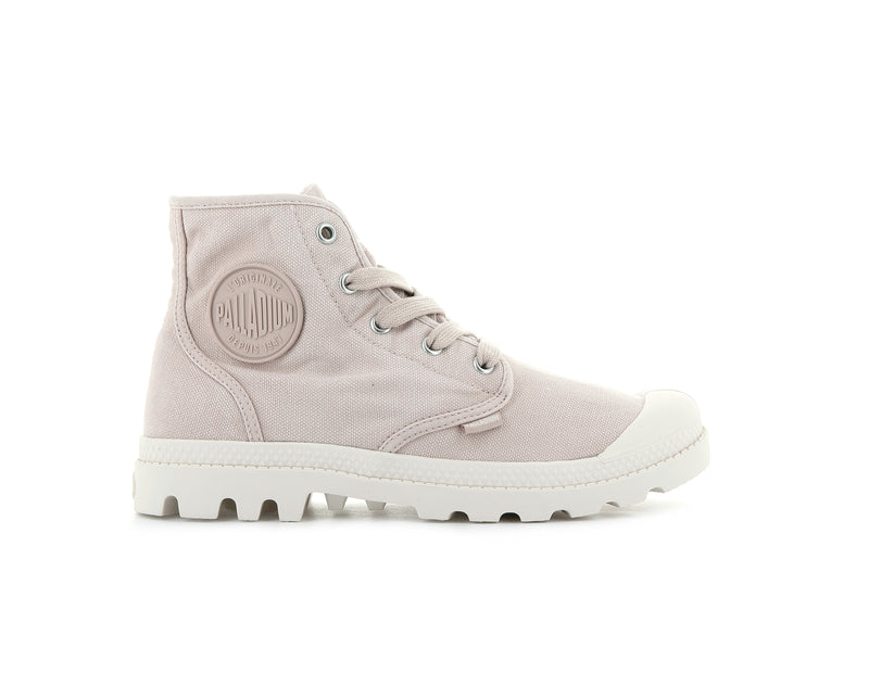 Palladium Pampa Hi Women's Boots Rose Smoke | 354781-ZYM