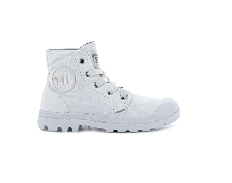 Palladium Pampa Hi Women's Boots Star White | 130925-ENQ