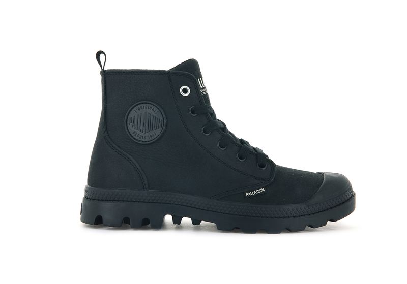 Palladium Pampa Hi Zip Sl Women's Boots Black/Black | 512468-WBP