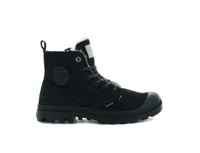 Palladium Pampa Hi Zip Wl Women's Boots Black | 793048-POD