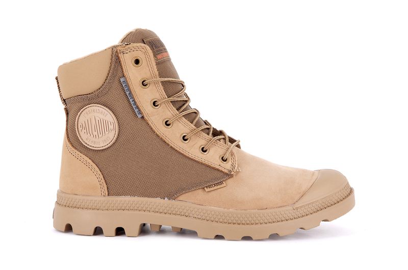 Palladium Pampa Sc Wpn U-S Men's High Tops Dear Brown | 891670-QAI