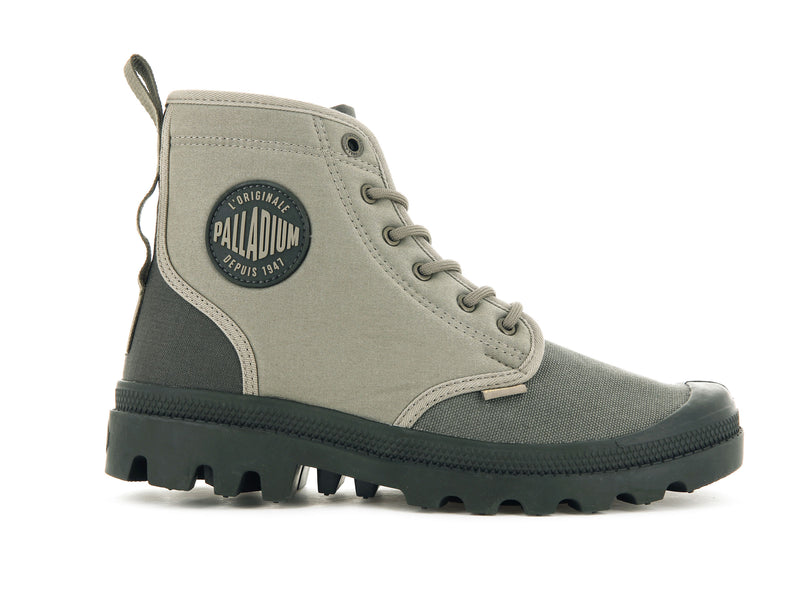 Palladium Pampa Shade 75th Women's Boots Olive Night | 543078-TZJ