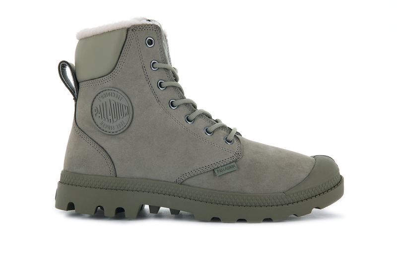 Palladium Pampa Sport Cuff Wps Men's High Tops Dune | 427190-BVT