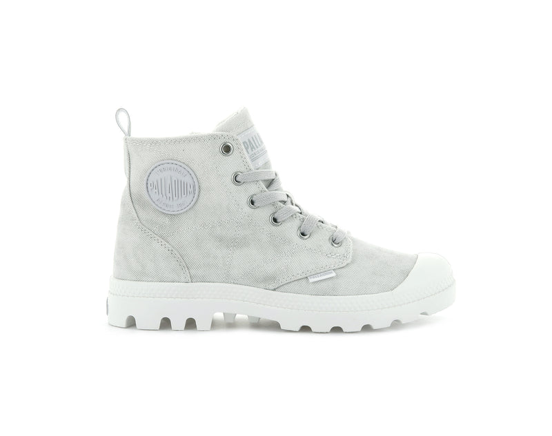 Palladium Pampa Zip Desertwash Women's Boots Star White | 794801-CRQ