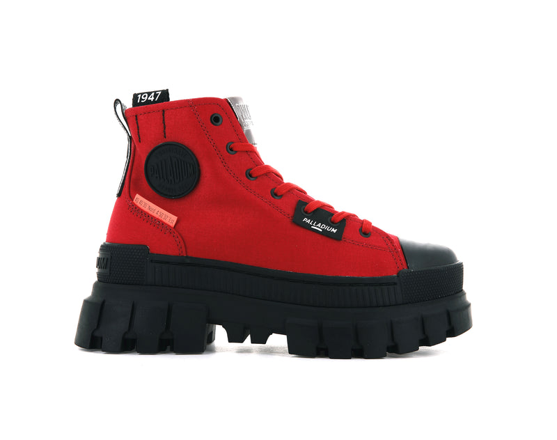 Palladium Revolt Hi Tx Women's Boots Red Salsa | 867239-LEJ