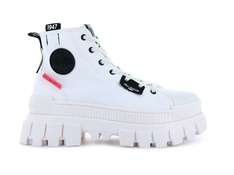 Palladium Revolt Hi Tx Women's High Tops Star White/Marshmallow | 809374-ZQO