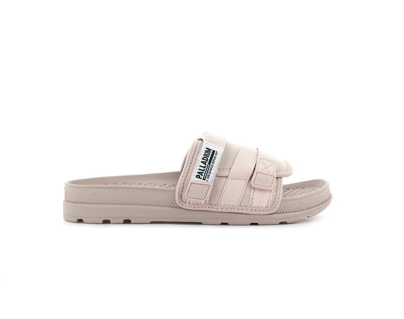 Palladium Solea Women's Slides Rose Smoke | 270869-KGV